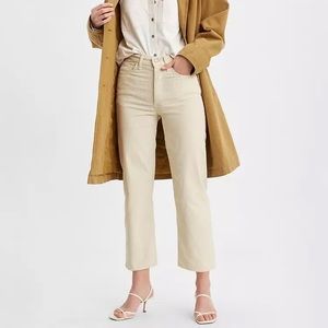 Levi’s rib cage straight ankle jeans